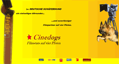 Desktop Screenshot of cinedogs.de
